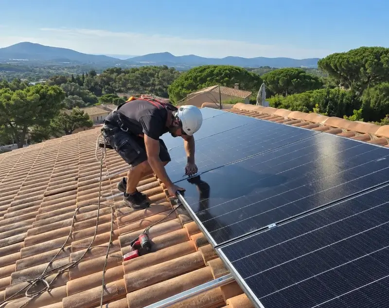 Installateur panneaux solaires Reyrieux — pose photovoltaïque sur toiture