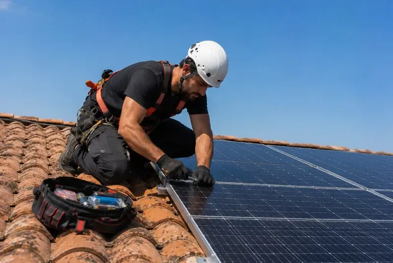Maintenance et monitoring de panneaux solaires à Reyrieux