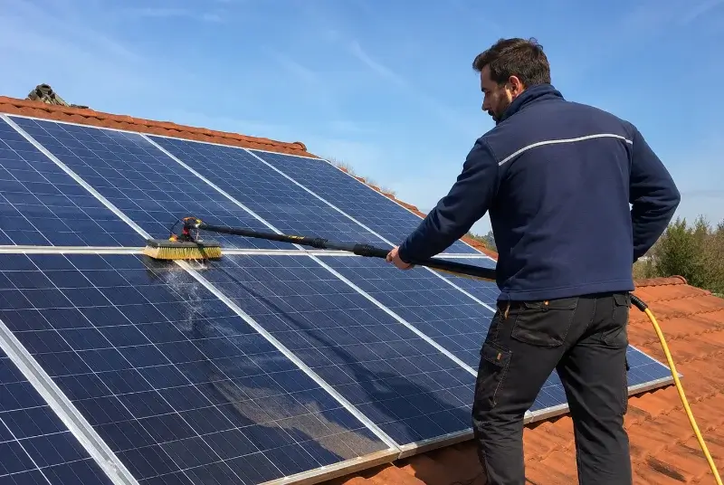 Nettoyage et entretien de panneaux solaires à Reyrieux