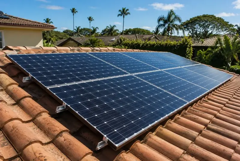 Installation de panneaux solaires à Reyrieux